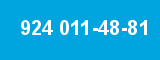 924 011-48-81 924 011-48-81